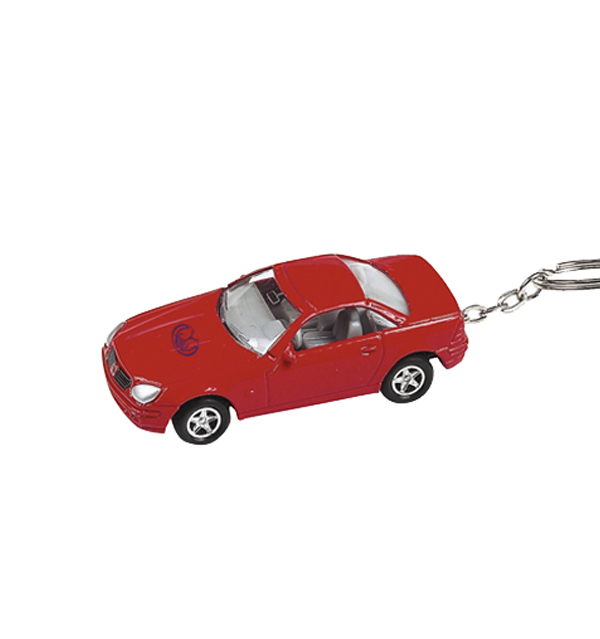 Custom Logo Die cast 1 60 scale miniature Mercedes Benz SLK key